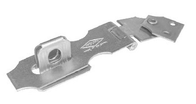 [POR-IN-T120117] PORTACANDADO DE 2" LATON CAL 18 CT REF. T1201-017 / COD. 13090017 / 1309-0022 MARCA INDUMA