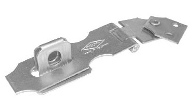 [POR-IND-13090136] PORTACANDADO DE 4" LATON CAL 18 ST REF. T1309-0136 MARCA INDUMA