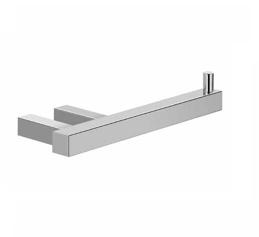 [POR-KUB-KU-911] PORTA ROLLO / PAPEL HIGIENICO DOBLE FIJACION LINEA SQUARE CROMADO REF. KU-911 MARCA KUBO