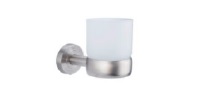 [POR-QM-14.100.1006] PORTA VASO QM+ SERIE DELTA SATINADO COLOR MARCA QUALITY METAL
