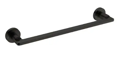 [POR-QM-14.100.1012] PORTA TOALLA DE MANO QM+ SERIE SUPREME COLOR NEGRO BLACK MARCA QUALITY METAL