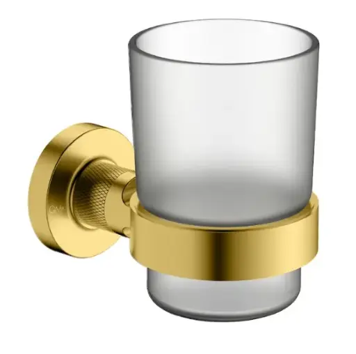 [POR-QM-14.100.1016] PORTA VASO QM+ SERIE SUPREME COLOR DORADO GOLD MARCA QUALITY METAL
