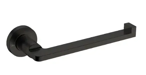 [POR-QM-14.100.1024] PORTA PAPEL HIGIENICO QM+ SERIE SUPREME COLOR NEGRO BLACK MARCA QUALITY METAL