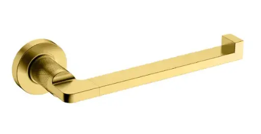 [POR-QM-14.100.1025] PORTA PAPEL HIGIENICO QM+ SERIE SUPREME COLOR DORADO GOLD MARCA QUALITY METAL