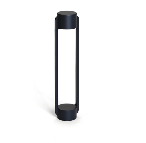 [POS-LUM-LUM-506] POSTE DE LUZ/ LAMPARA BOLLAR DE JARDIN CCT3000K 12W 100-240V C/NEGRO MATE REF: LUM-506 MARCA LUMIND