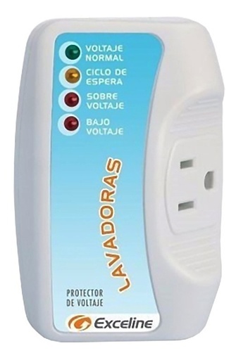 [PRO-EXC-GSM-LV120] PROTECTOR DE VOLTAJE PARA LAVADORA 120 VAC ENCHUFABLE REF. GSM-LV120 / 002290 MARCA EXCELINE
