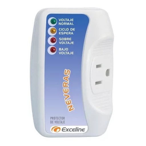 [PRO-EXC-GSM-N120] PROTECTOR DE VOLTAJE PARA NEVERA 120 VAC ENCHUFABLE REF. GSM-N120 / 000036 MARCA EXCELINE
