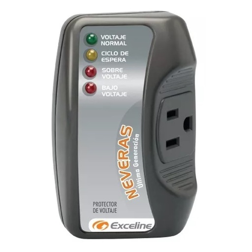 [PRO-EXC-GSM-NP120] PROTECTOR DE VOLTAJE PARA NEVERA ULT. GENERACION 120V ENCHUFABLE REF. GSM-NP120 / 000913 EXCELINE