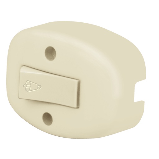 [PUL-VOL-46010] PULSADOR / TIMBRE PARA SOBREPONER MOD. APSO-TI COLOR BEIGE REF. 46010 MARCA VOLTECK