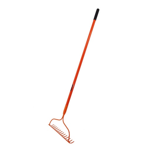 [RAS-AGE-AGR101F] RASTRILLO DE JARDIN CON CABO DE FIBRA 14 DIENTES CURVO 36 CM REF. AGNHRAJA002F MARCA AGE USA