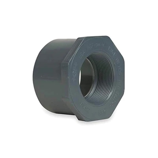 [RED-UNI-C770503G] REDUCCION DE CPVC AC T / BUSHING LISO DE 1" X 3/4" SOLDABLE REF. C770503G MARCA UNITECA