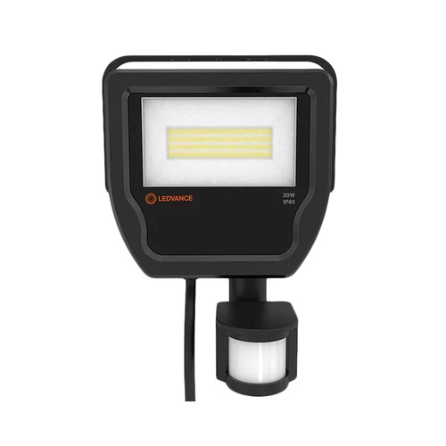 [REF-LED-86419] REFLECTOR LED CON SENSOR 20W 5.000K 1.800LM IP65 NEGRO REF.86419 / 7017098 MARCA LEDVANCE OSRAM