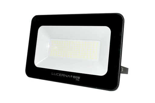 [REF-LUC-RP100C] REFLECTOR LED PLANO 100 W COLOR NEGRO 6500 K MULTV 90 - 277 V IP65 REF. RP100CV MARCA LUCERNA