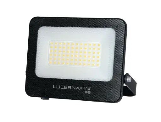 [REF-LUC-RP50CV3K] REFLECTOR LED COMPAC 50 W COLOR NEGRO 3000 K IP65 100-277V 900LM/W REF. 726973 MARCA LUCERNA