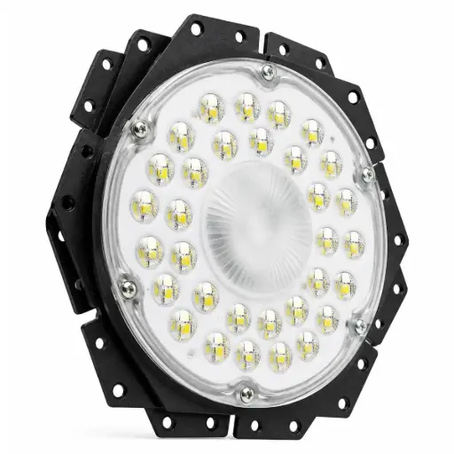[REF-LUC-TRANS100] REFLECTOR LED TRANSFORMER REDONDO 100W 6000K MULTV 100 - 277V (12.000 LUMEN) REF.HB240 MARCA LUCERNA