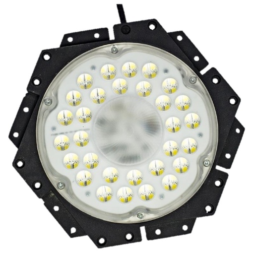 [REF-LUC-TRANS100] REFLECTOR LED TRANSFORMER REDONDO 100W 6000K MULTV 100 - 277V (12.000 LUMEN) REF.HB240 MARCA LUCERNA