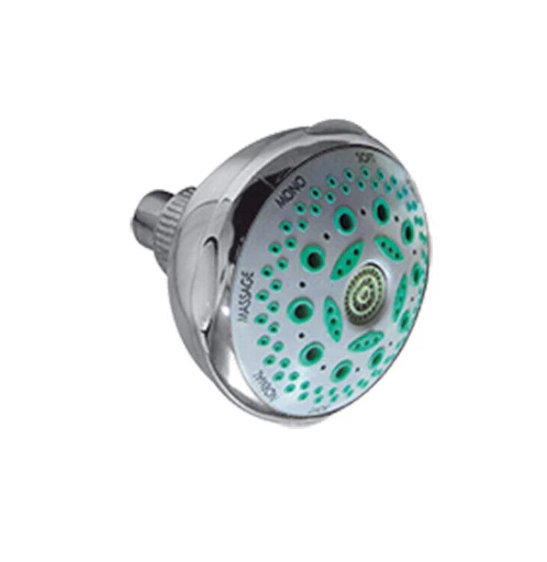 [REG-MET-MET-015M] DUCHA / REGADERA REDONDA DE 4" MOD. MALAGA REF. MET-015M MARCA METALES ALEADOS