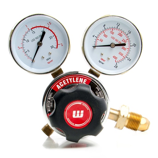 [REG-WEL-2001110] REGULADOR DE ACETILENO TIPO HARRIS 10 REF. 02001110 MARCA WELDTECH