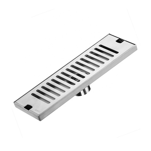 [REJ-BAR-DRE.01.09] REJILLA RECTANGULAR 10 CM X 30 CM ACERO INOX. REF. DRE.01.09 MARCA BARI