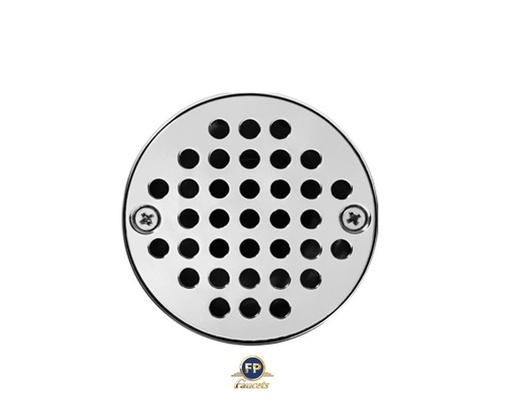 [REJ-FP-08RJ03] REJILLA REDONDA PERFORADA CROMADA DE 2" REF. 08RJ03 MARCA FP