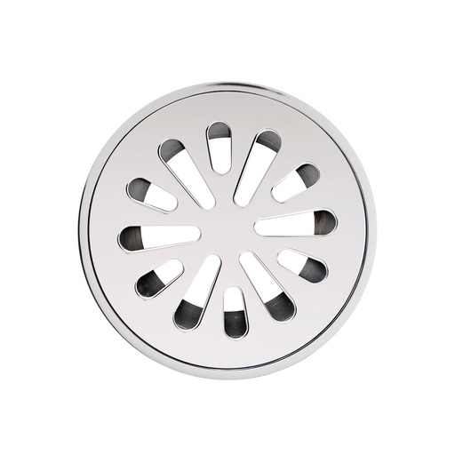 [REJ-FP-08RJ08] REJILLA REDONDA COMPACTA ESTRELLA CROMADA DE 2" REF. 08RJ08 MARCA FP