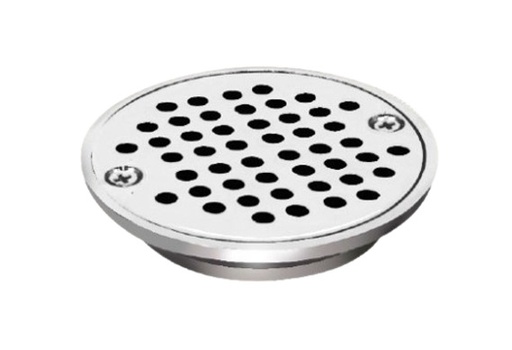 [REJ-MET-03042045] REJILLA ANTICUCARACHA 2" BRONCE CROMADA REF. 03042045 MARCA METALES ALEADOS