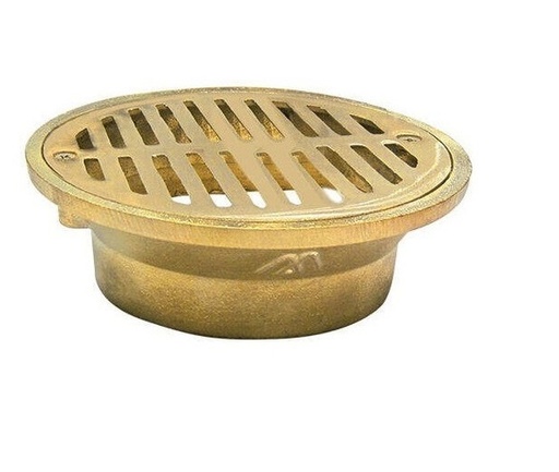 [REJ-MET-03072061] REJILLA STANDARD 1 1/2" BRONCE REF. 03072061 MARCA METALES ALEADOS