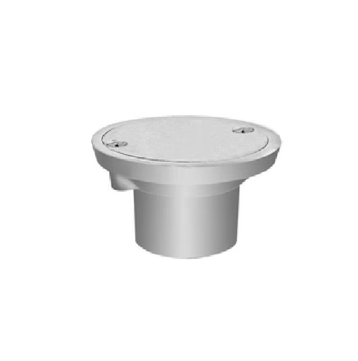 [REJ-MET-04132093] REJILLA CIEGA C/CUELLO 1 1/4" REF. 04132093 COLOR ALUMINIO MARCA METALES ALEADOS