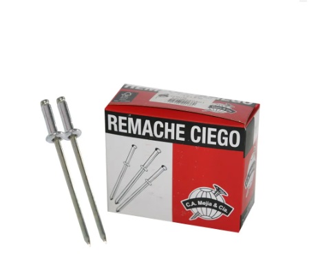 [REM-MEJ-RAA.56] REMACHE ALA ANCHA 5-6 (5/32" X 1/2") UNIDAD REF. CAJA 250 UND REF. RA-A56 COD. 018081 MARCA MEJIA