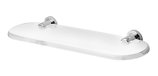 [REP-FP-37REPS00] REPISA ACRILICA DE 40 CM SERIE STYLE SOPORTE CROMADO REF. 37REPS00 MARCA FP