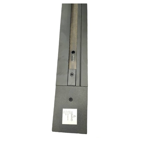 [RIE-LUM-LUM-217] RIEL H TRACK LIGHT 110V EMPOTRAR 1 MT X 2.50CM X 5CM EN ALUM. C/NEGRO REF.LUM-217 MARCA LUMIND