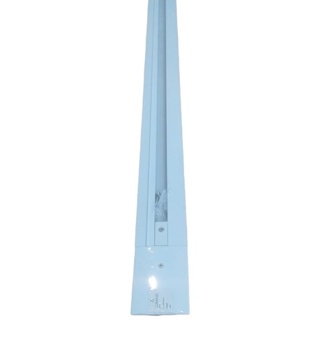 [RIE-LUM-LUM-218] RIEL CARRIL TRACK LIGHT 110V EMPOTRAR 1 MT x 2.50CM x 5CM EN ALUM. C/BLANCO REF.LUM-218 MARCA LUMIND