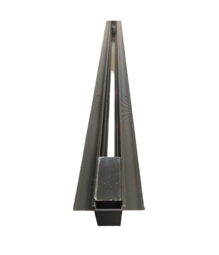 [RIE-LUM-LUM-222] RIEL TRACK LIGHT MAGNETICO EMP. 1 MT X 2.50CM X 3CM ALUMINIO C/NEGRO 48 V REF. LUM-222 MARCA LUMIND