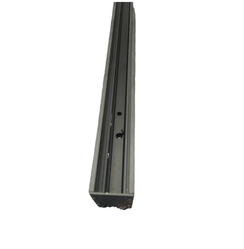 [RIE-LUM-LUM-289] RIEL CARRIL TRACK LIGHT 110V SUPERF. 1 MT x 2.50CM x 5CM EN ALUM. C/NEGRO REF.LUM-289 MARCA LUMIND