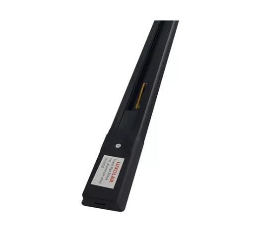 [RIE-LUX-LUX-20B] RIEL MAGNETICO SUPERFICIAL 1 MT X 2,63 CM X 5,3 CM EN ALUMINIO COLOR NEGRO REF.LUX-20B MARCA LUXOLAR