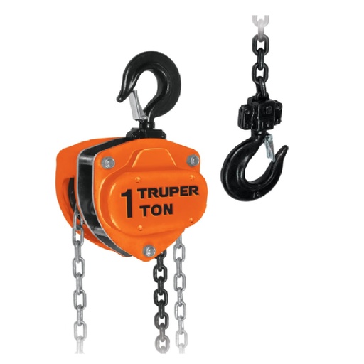 [SEN-TRU-16824] SEÑORITA CON CADENA CAP. 1 TON MOD. POLI-1 REF. 16824 MARCA TRUPER