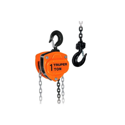 [SEÑ-TRU-16824] SEÑORITA CON CADENA 1 TON MARCA TRUPER POLI-1 REF- 16824-16771 MARCA TRUPER