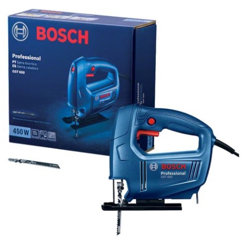 [SIE-BOS-GST650] SIERRA CALADORA 450 W 120 V 60 HZ 3.100 RPM REF. GST-650 MARCA BOSCH