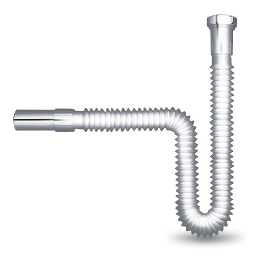 [SIF-BEL-GRI-1632] SIFON PARA LAVAMANO EXTENSIBLE DE PLASTICO CROMADO 1 1/4" REF. GRI-1632 MARCA BELT-G
