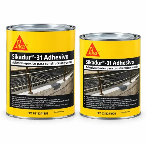 [SIK-SIK-303171] SIKADUR 31 JGO 1/4GL PARTE A 670gr + B 330gr=1KG PARA UNIR CONCRETO NUEVO C/ACERO-ANCLAJE MARCA SIKA
