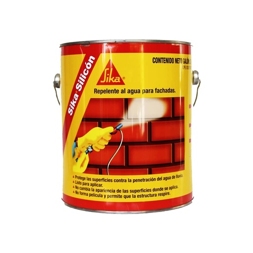 [SIL-SIK-500126] SIKA SILICON IMPERMEABILIZANTE 1 GALON PARA FACHADA Y TECHO REF. 500126 COD. 004567 MARCA SIKA