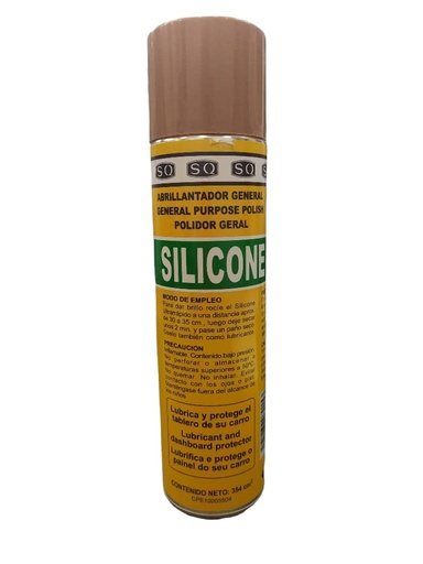 [SIL-SQ-SQALAF97] SQ SILICONE ABRILLANTADOR 354 CC ( CARRO NUEVO ) REF. SQALAF97 COD. 070153 MARCA SQ