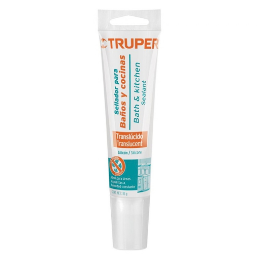 [SIL-TRU-18567] SILICON TRANSPARENTE 85 GR MOD. SIL-85BCT REF. 18567 MARCA TRUPER