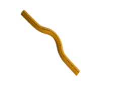[SOB-DON-DSJ002A] SOBREPASO LARGO DE 25 MM LINEA AMARILLA REF. DSJ002A MARCA DONSEN