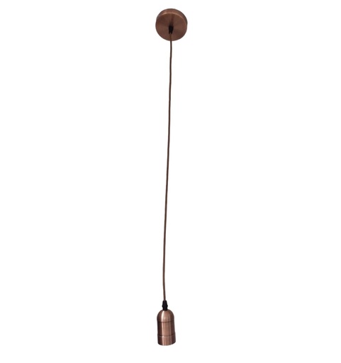 [SOC-HEA-LUM07188] SOCATE DECORATIVO E27 COLOR ROSE BRONCE REF. LUM07187 / 004721 HEA LIGHT