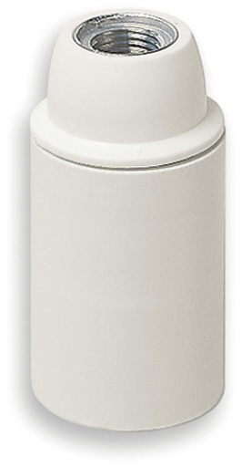 [SOC-VIM-02121.B] SOCATE DE POLIESTER C/FIBRA VIDRIO TIPO NIPLE M10 X 1 / ROSCA E14 BLANCO REF. 02121.B MARCA VIMAR