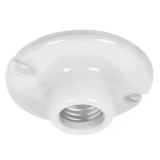 [SOC-VOL-46523] SOCATE DE PORCELANA E27 CIRCULAR 3 1/2 MOD. POPO-15 REF. 46523 MARCA VOLTECK
