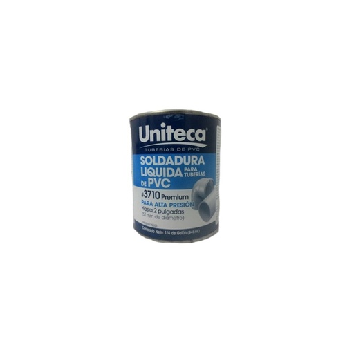 [SOL-UNI-P5496AP] SOLDADURA / PEGA DE ALTA PRESION / MULTIPROPOSITO #3710 1/32 DE GL 118 CM3 REF. P5496P MARCA UNITECA