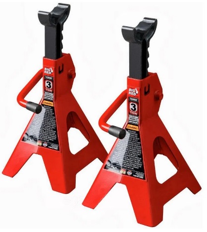 [SOP-BIG-T43002] SOPORTE / BURRO MECANICO PARA VEHICULO 3 TON 2 PZAS REF. T43002 / SOP-701 MARCA TORIN BIG RED