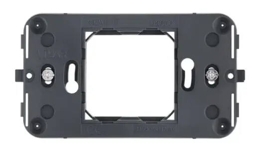 [SOP-VIM-09606] SOPORTE CON TORNILLOS 02 MODULOS CENTRALES (INSTALACION HORIZONTAL) NEVE REF- 09606 MARCA VIMAR